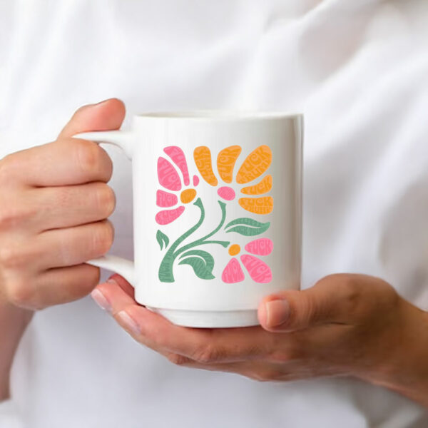 Subtle FDT Flower Mug Not My President