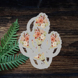 Subtle Fuck Trump Flower Bouquet, Anti Trump Flower Sticker