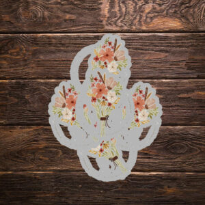 Subtle Fuck Trump Flower Bouquet, Anti Trump Flower Sticker