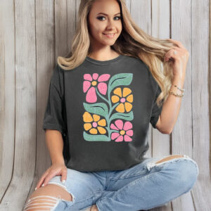Subtle Fuck Trump Flower T-Shirt