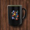 Subtle Fuck Trump Hand Painted Flowers Mug