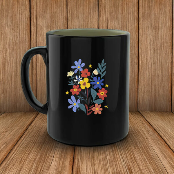 Subtle Fuck Trump Hand Painted Flowers Mug