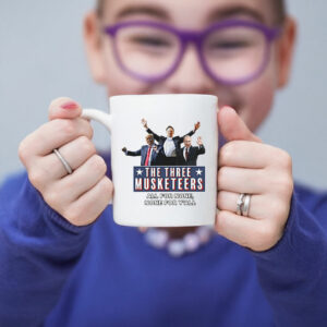 The Three Musketeers Mug, All For None, None For Y’all, Anti Trump