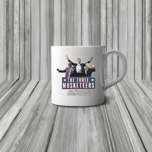 The Three Musketeers Mug, All For None, None For Y’all, Anti Trump
