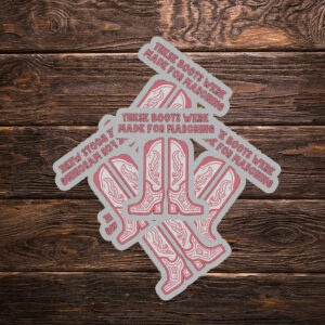 These Boots Were Made For Marching Sticker ,Anti-Trump Resistance