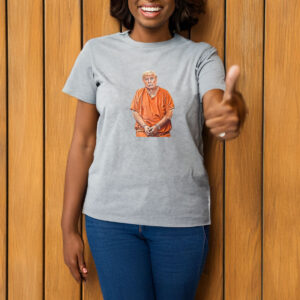 Trump In Prison Funny Anti Trump Trump Design T-Shirt