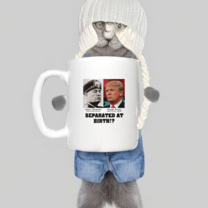Trump Mussolini - Separated At Birth Anti Trump Essential Mug