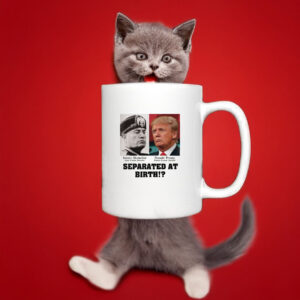 Trump Mussolini - Separated At Birth Anti Trump Essential Mug