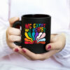 We Exist We Resist LGBT Flag Pride Anti Trump Mug