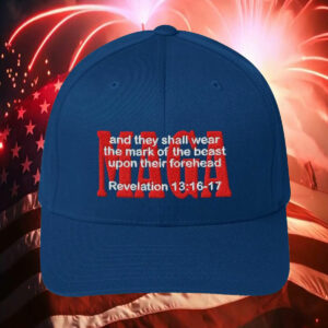 political and religious anti-MAGA mark of the beast fuck trump hat for men & women Hat