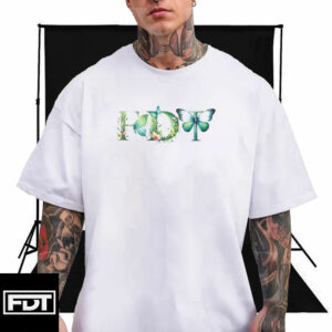 Anti Trump Protest - FDT Floral and Butterfly T-Shirt