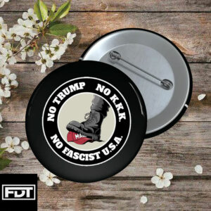 Anti Trump Sticker and Car Magnet Liberal Activism FDT