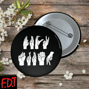 FDT Anti Trump - Democracy Fuck Trump Fuck Trump ASL Button