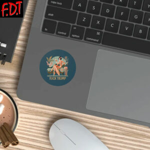 FDT Anti Trump - Democracy Resist Protest Trump Anti-Republican Sticker and Car Magnet