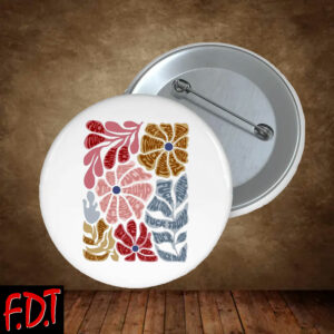 FDT Anti Trump - Democracy - Subtle Fuck Trump Pin Buttons