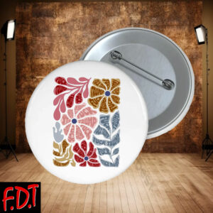 FDT Anti Trump - Democracy - Subtle Fuck Trump Pin Buttons