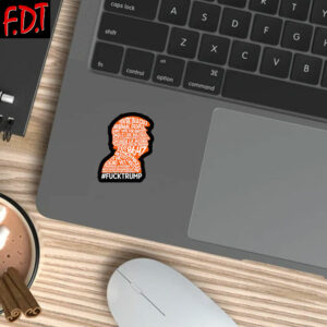 FDT Anti Trump - Democracy - Subtle anti trump Political Sticker and Car Magnet