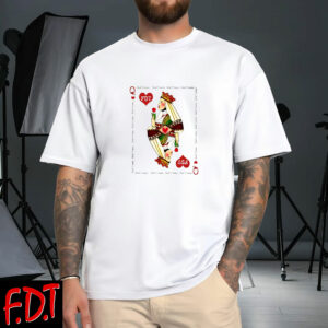 FDT Anti Trump - Democracy - Vintage Queen Of Hearts Liberal Political T-Shirts