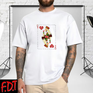 FDT Anti Trump - Democracy - Vintage Queen Of Hearts Liberal Political T-Shirts