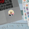 FDT Anti Trump - Democracy anti trump sticker i did that Sticker and Car Magnet