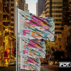 FDT Anti Trump Elon MAGA Flower Flag