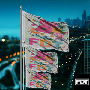 FDT Anti Trump Elon MAGA Flower Flag