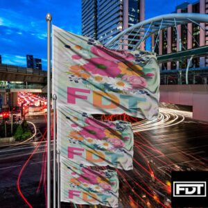 FDT Anti Trump Elon MAGA Flower Flag