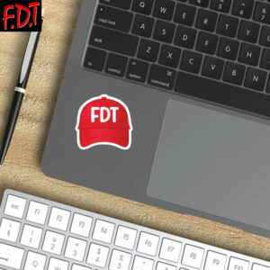 FDT Anti Trump - Fascism Political Democrat Sticker and Car Magnet