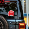 FDT Anti Trump - Fascism Political Democrat Sticker and Car Magnet