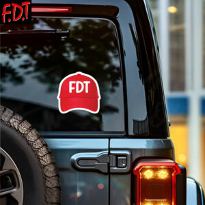 FDT Anti Trump - Fascism Political Democrat Sticker and Car Magnet