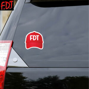 FDT Anti Trump - Fascism Political Democrat Sticker and Car Magnet