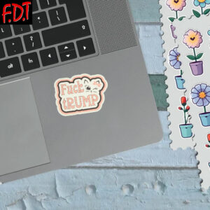 FDT Anti Trump Feminist - CAT Fuck tRUMP Stickers and Car Magnet