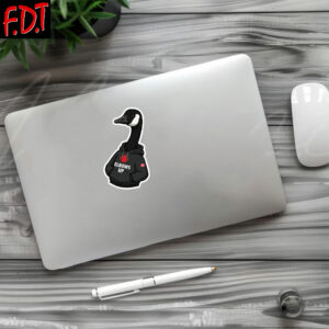 FDT Anti-Trump Feminist - Elbows Up Canadian Goose Sticker and Car Magnet
