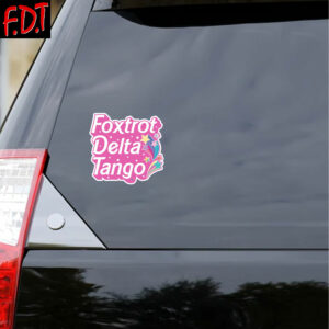 FDT Anti-Trump Feminist - Foxtrot Delta Tango Sticker and Car Magnet