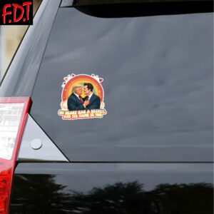 FDT Anti-Trump Feminist - Fuck Trump - Donald Trump Elon Musk Love Sticker and Car Magnet