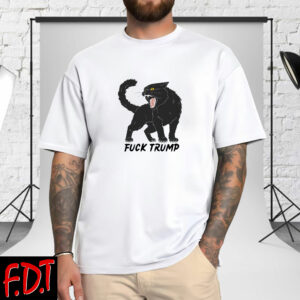 FDT Anti-Trump Feminist Fuck Trump - Funny Cat Democracy Liberal T-Shirt