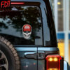 FDT Anti Trump Feminist - Fuck Trump Red Hat Sticker and Car Magnet