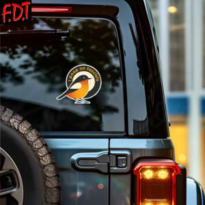 FDT Anti-Trump Feminist - I Poop On Fascists Sticker and Car Magnet