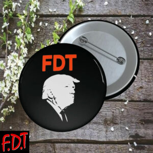 FDT Anti-Trump Feminist - Not My President Button