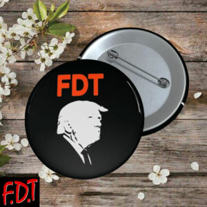 FDT Anti-Trump Feminist - Not My President Button