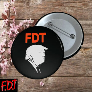 FDT Anti-Trump Feminist - Not My President Button
