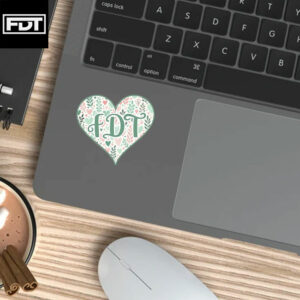 FDT Anti Trump Heart Vinyl Sticker and Car Magnet