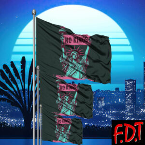 FDT Anti Trump No King - Fascism Political Democrat Flag