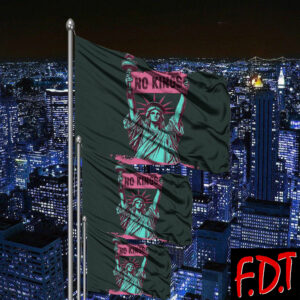 FDT Anti Trump No King - Fascism Political Democrat Flag