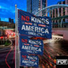 FDT Anti Trump - No Kings In America - Resist Hate Flag