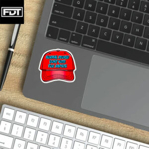 FDT Anti Trump - Normal People Don't Vote For Rapists Sticker and Car Magnet