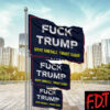 FDT Anti Trump - Not My President - Fuck Trump Make America Smart Again Flag