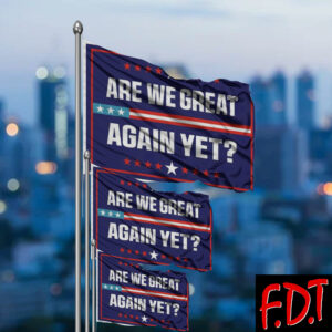 FDT Anti Trump - Not My President - Fuck Trump Pro Democracy Flag