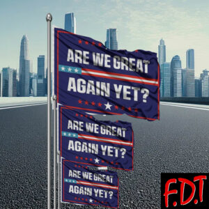 FDT Anti Trump - Not My President - Fuck Trump Pro Democracy Flag