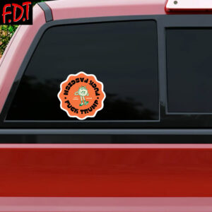 FDT Anti Trump - Not My President - Fuck Trump Tomato Sticker and Car Magnet